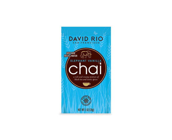 David Rio Chai (Endangered Species) - Single Serve: Elephant Vanilla 12/Box