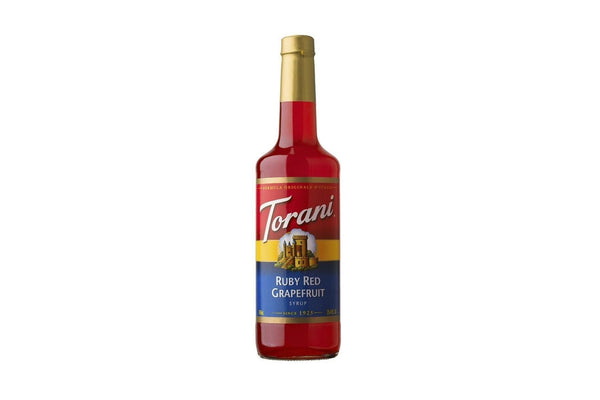 Torani 750ml Ruby Red Grapefruit Syrup