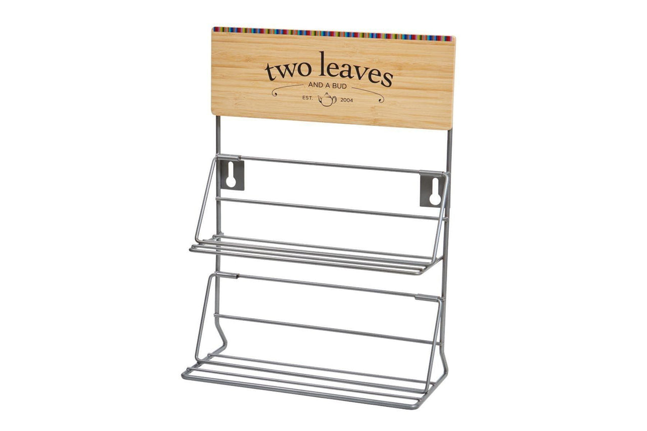 Two Leaves and a Bud Counter Top Rack for 6 Teas