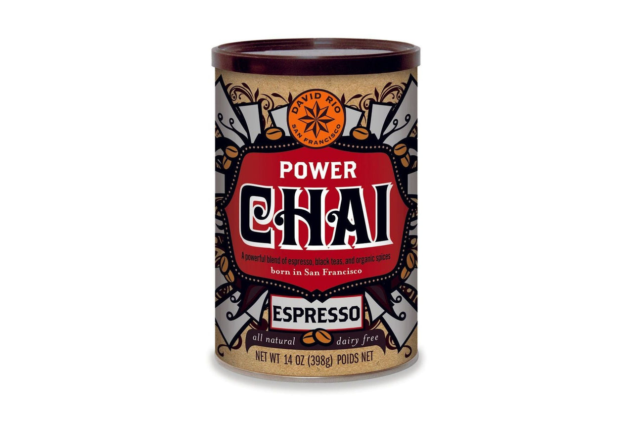 David Rio Power Chai - 14oz Canister: Espresso