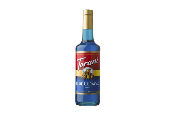 Torani 750ml Blue Curacao Syrup
