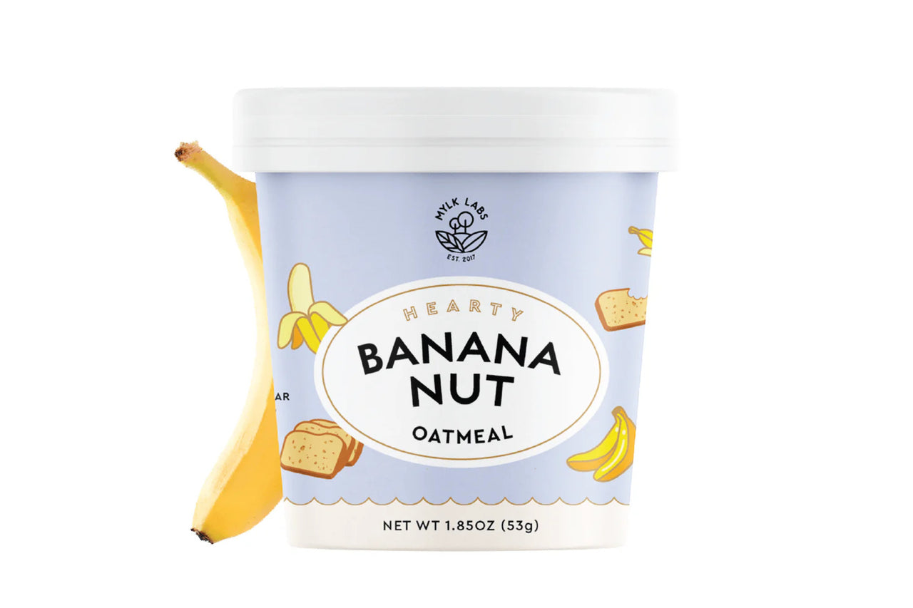 Mylk Labs Premium Oatmeal - 1.85 Oz. Cup: Banana Nut