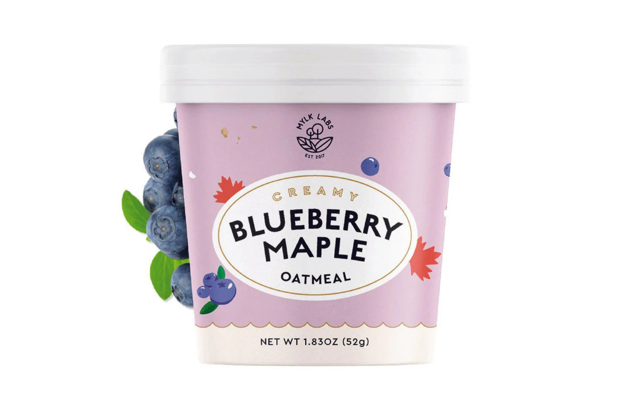 Mylk Labs Premium Oatmeal - 1.83 Oz. Cup: Blueberry Maple