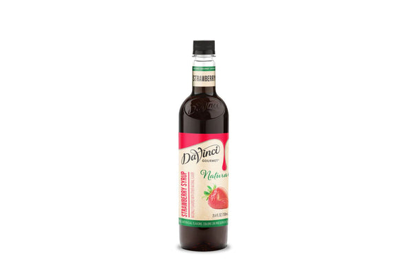 DaVinci 750 mL Naturals Strawberry Syrup