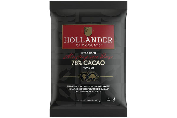 Hollander Masterpiece Dark 78% Cacao Powder 1.5 lb bag