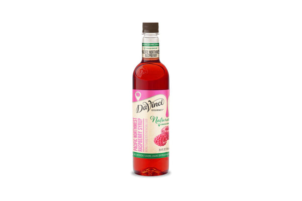 DaVinci 750 mL Naturals Pacific Northwest Raspberry Syrup