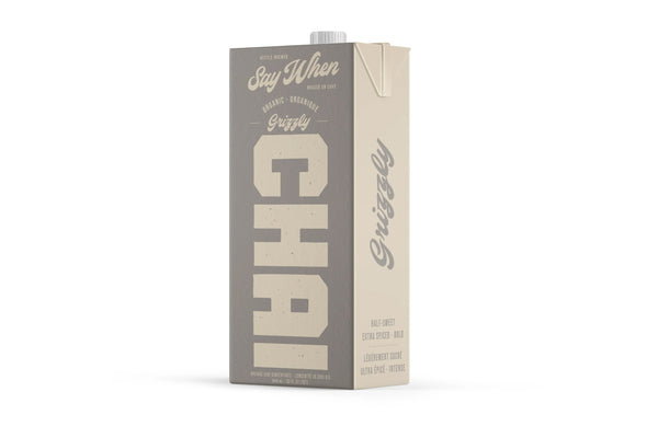 Say When Organic Grizzly Chai Concentrate (1-to-3) - Cs of 12 32oz Cartons