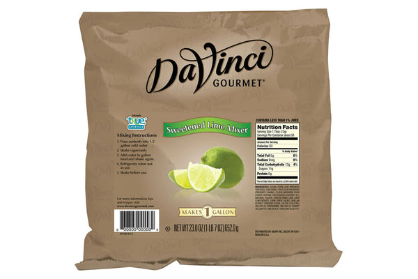 DaVinci Sweetened Lime Cocktail Mixer