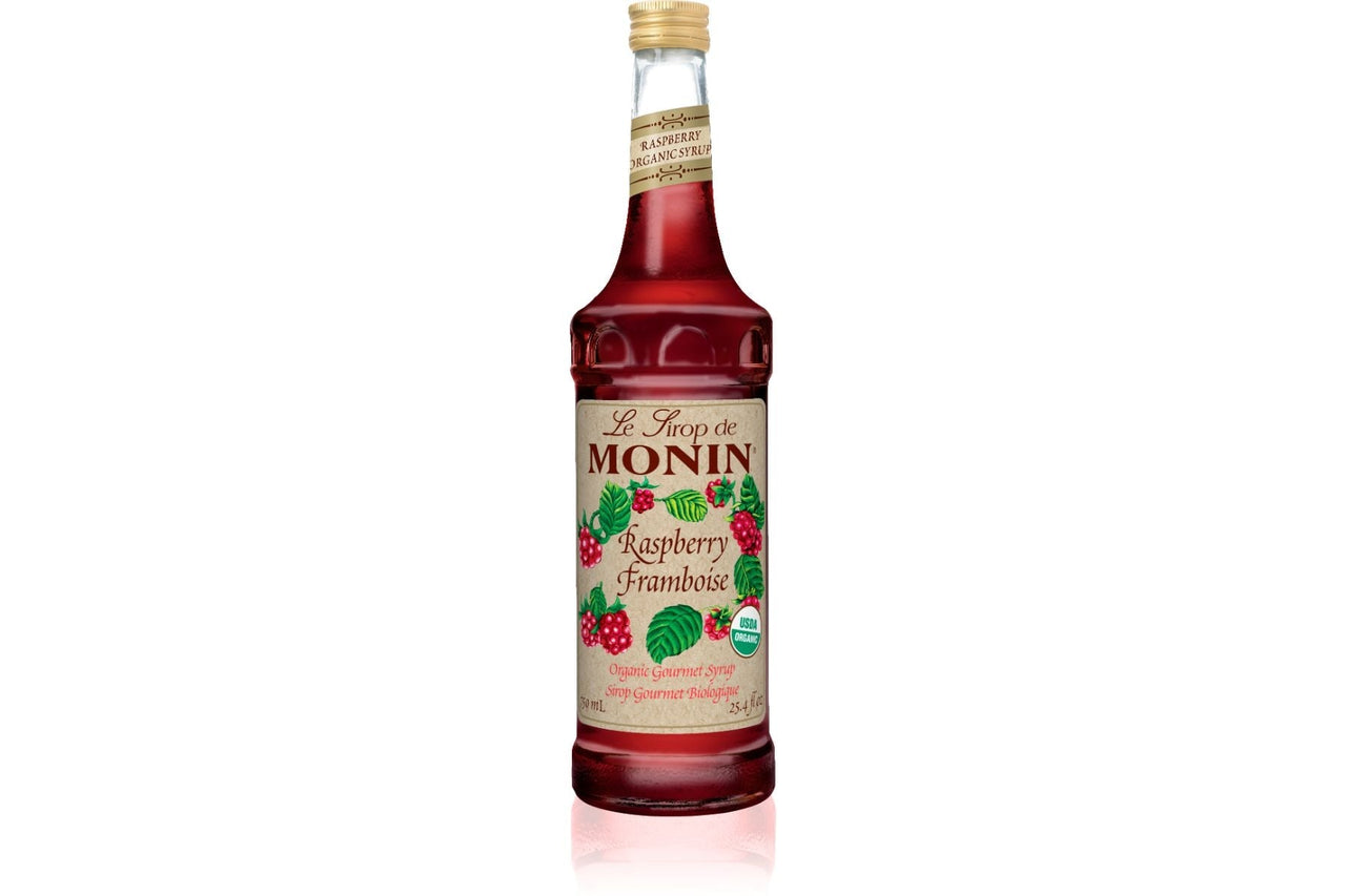 Monin 750ml Organic Raspberry Syrup