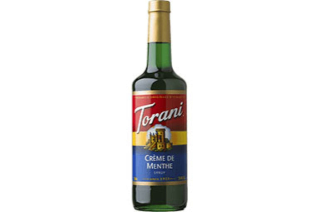 Torani 750ml Crème de Menthe Syrup