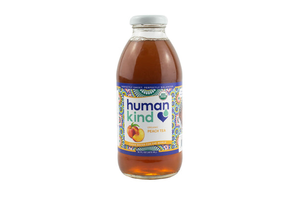 Humankind Peach Tea, 16 oz bottles (1 cs. of 12)