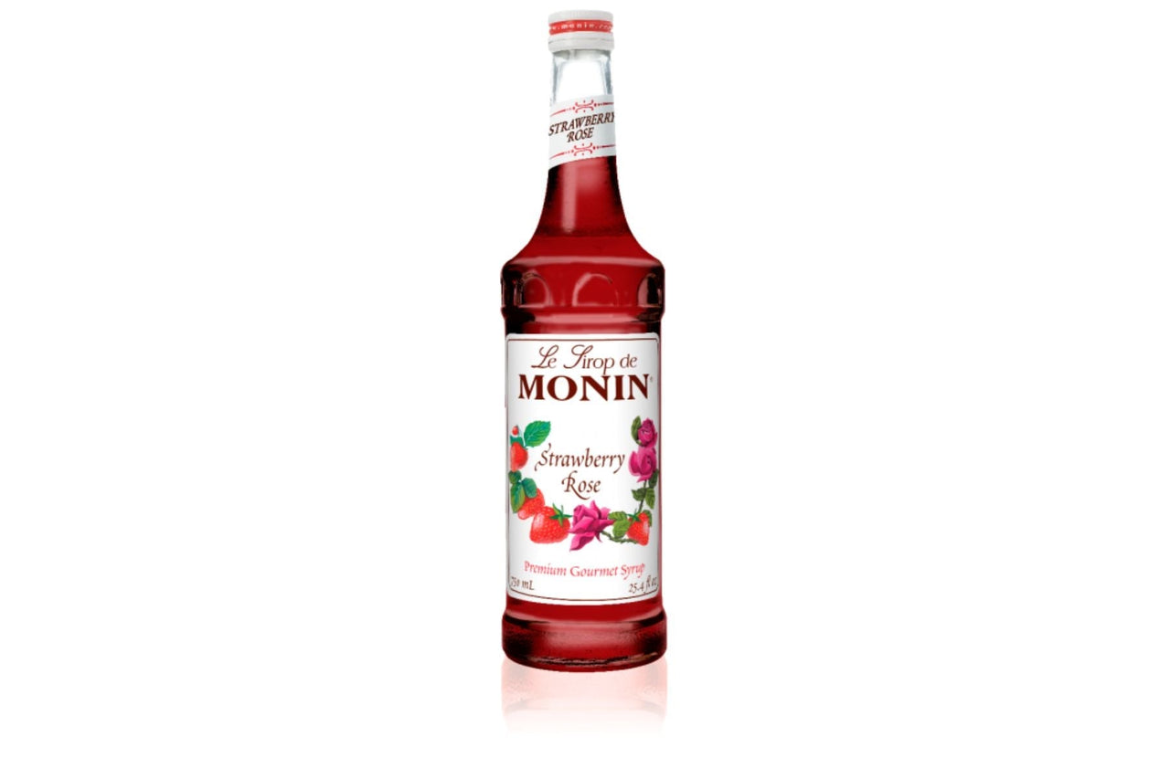 Monin 750ml Strawberry Rose Syrup