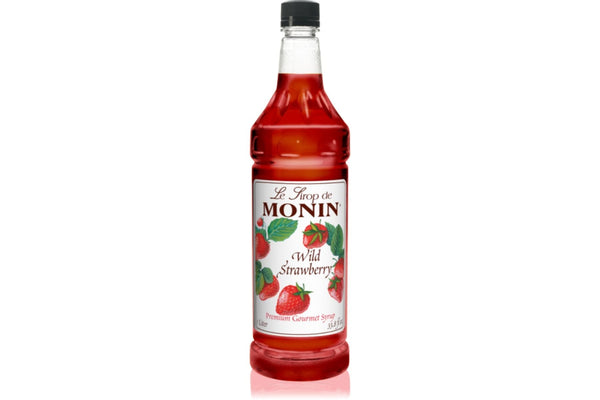 Monin 1 Liter Wild Strawberry Syrup