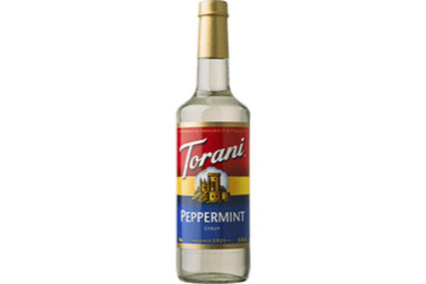 Torani 750ml Peppermint Syrup