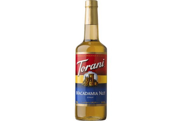 Torani 750ml Macadamia Nut Syrup