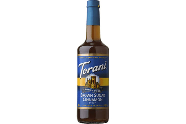 Torani 750ml Sugar Free - Brown Sugar Cinnamon Syrup