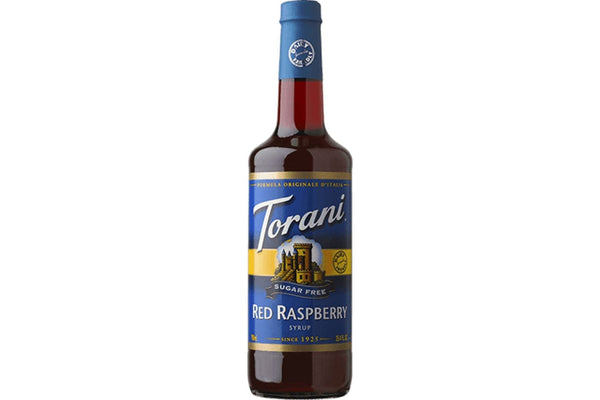 Torani 750ml Sugar Free - Red Raspberry (Dairy Friendly) Syrup