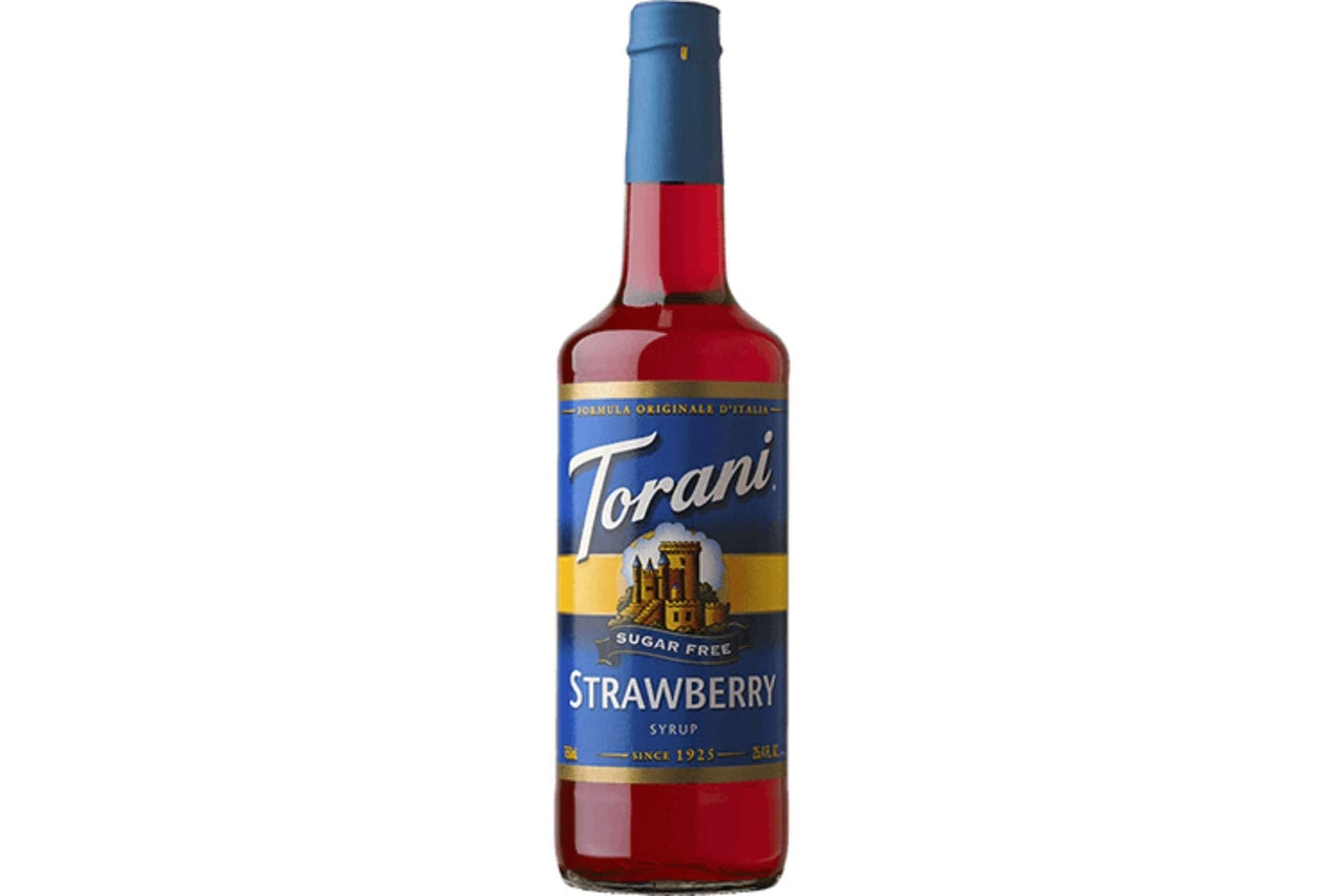 Torani 750ml Sugar Free - Strawberry Syrup