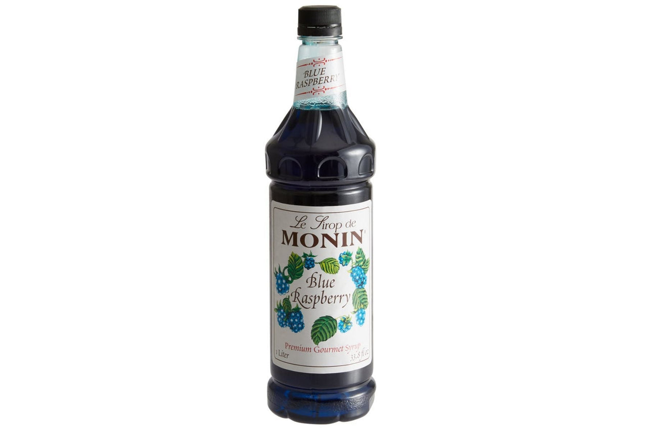Monin 1 Liter Blue Raspberry Syrup