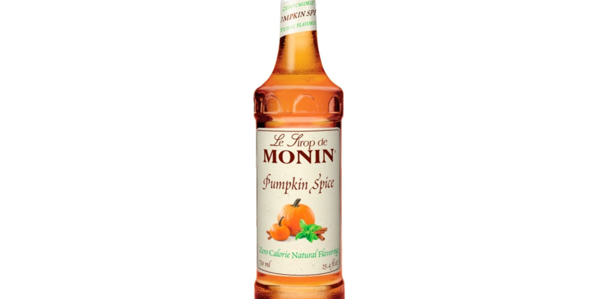 Monin Zero Calorie Natural Peppermint Flavoring Syrup 750 mL