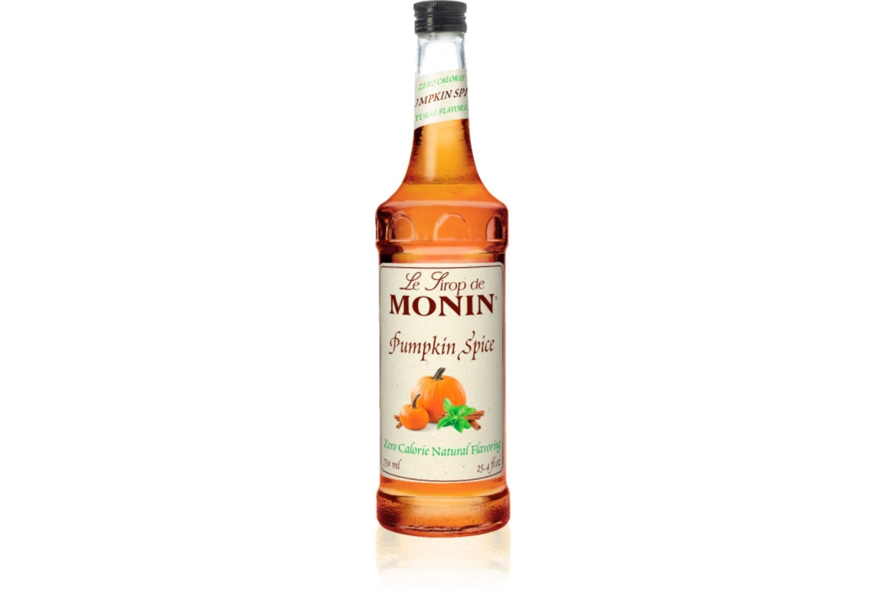 Monin 750ml Zero Calorie Natural Pumpkin Spice Syrup