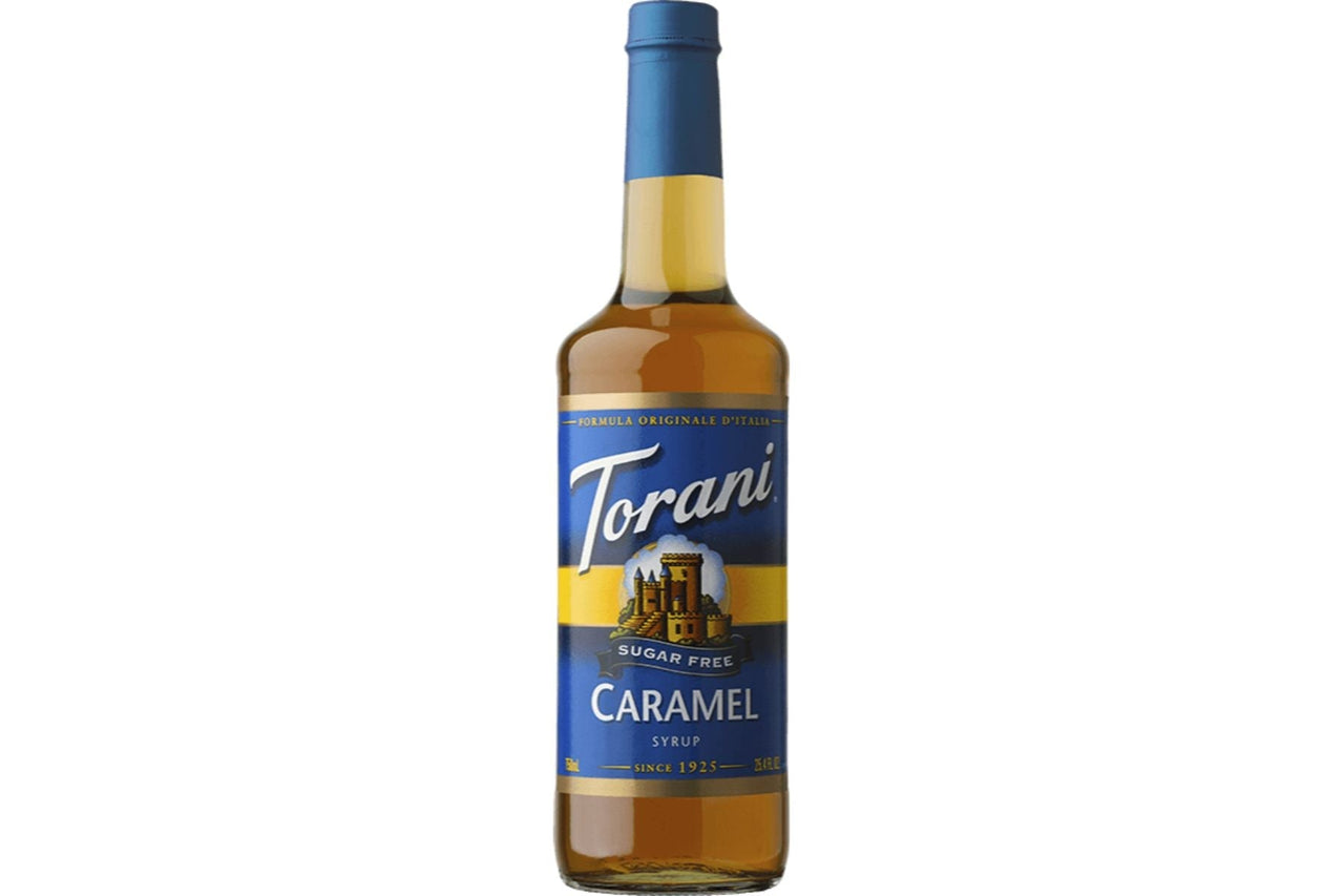 Torani 750ml Sugar Free - Caramel Syrup