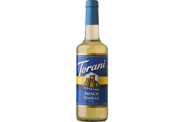 Torani 750ml Sugar Free - French Vanilla Syrup