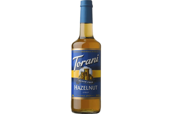 Torani 750ml Sugar Free - Hazelnut Syrup