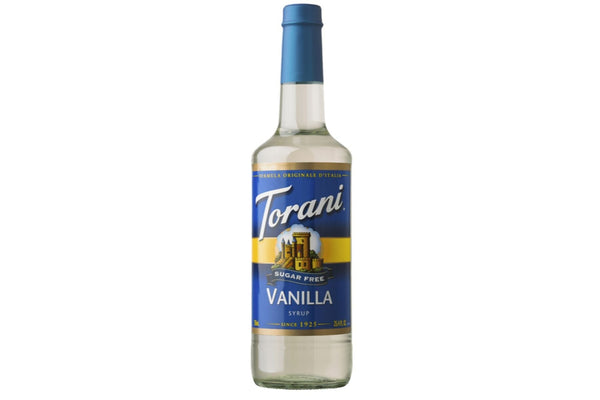 Torani 750ml Sugar Free - Vanilla Syrup