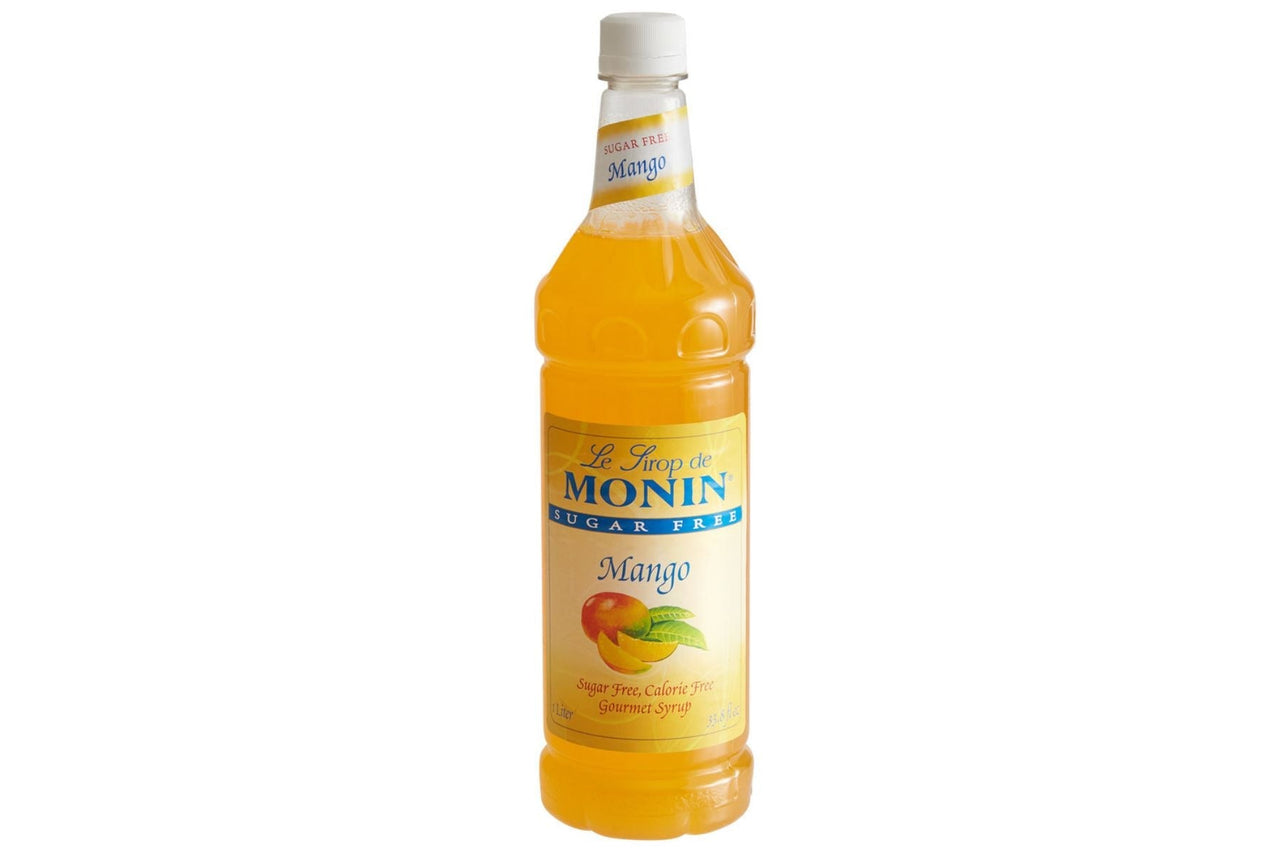 Monin 1 Liter Sugar Free Mango Syrup