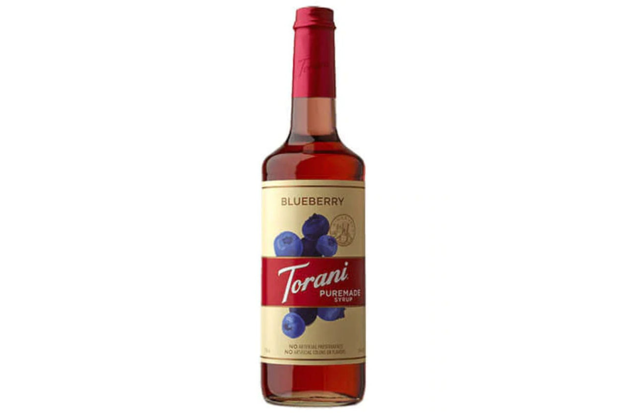 Torani 750ml Puremade Blueberry Syrup