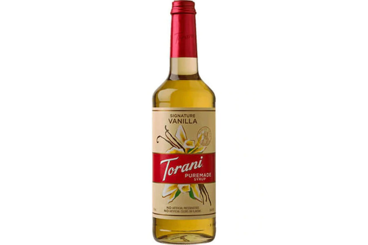 Torani 750ml Puremade Signature Vanilla Syrup
