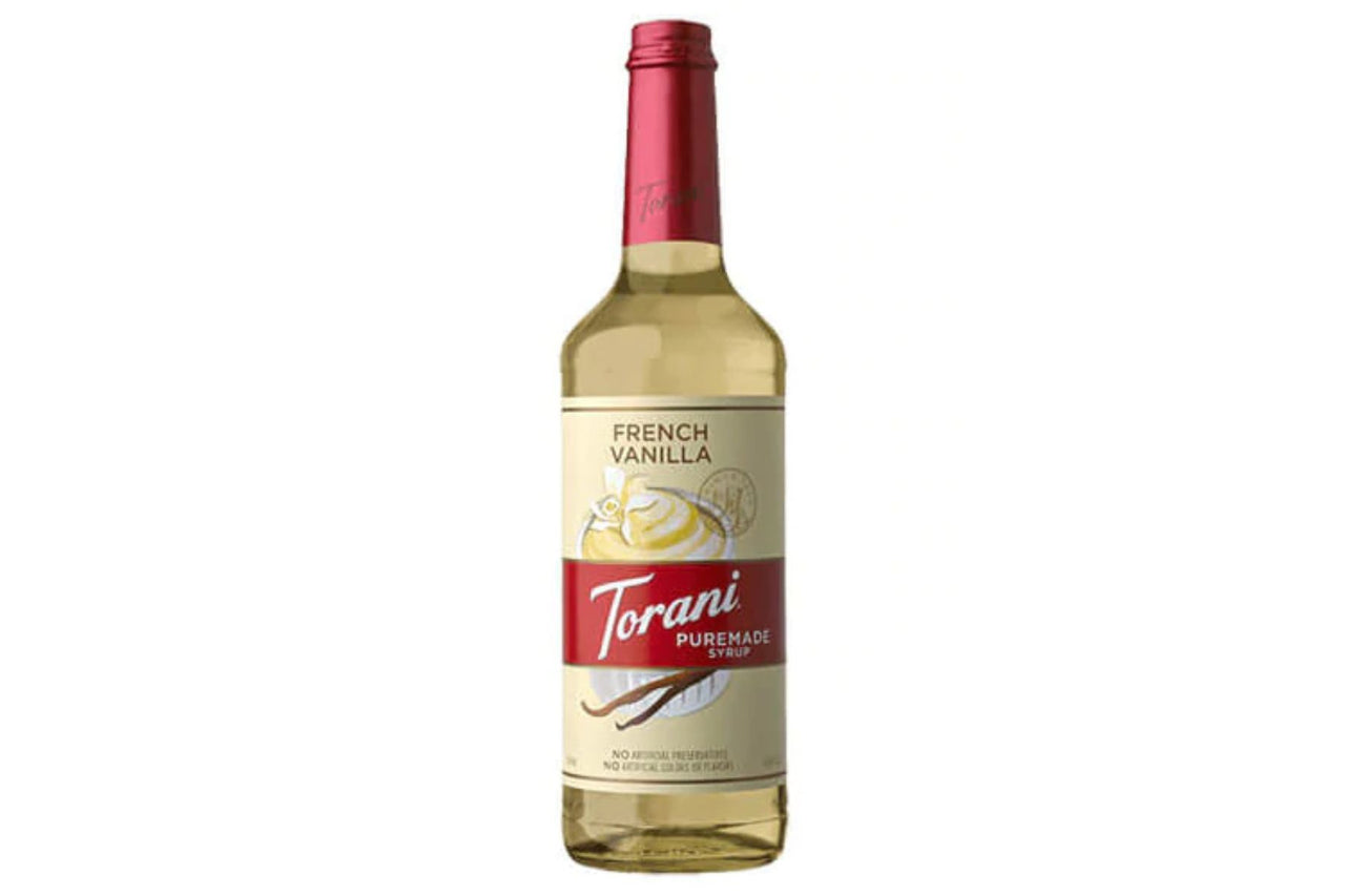 Torani 750ml Puremade French Vanilla Syrup