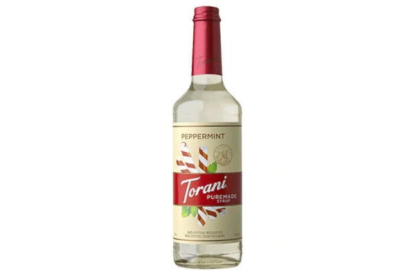 Torani 750ml Puremade Peppermint Syrup