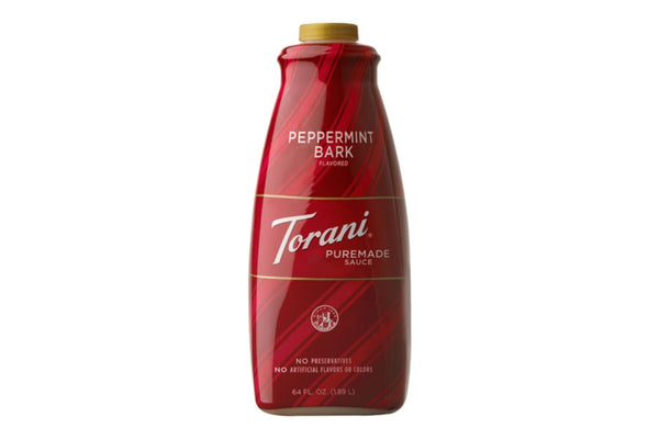 Torani 64 oz. Peppermint Bark Sauce - Seasonal