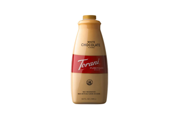 Torani 64 oz. Puremade White Chocolate Sauce