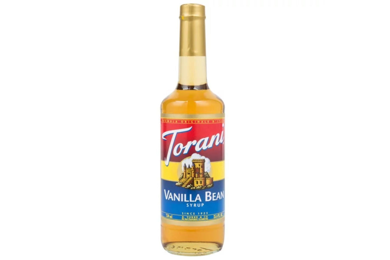 Torani 750ml Vanilla Bean Syrup